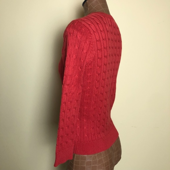 MICHAEL Michael Kors Orange Cable Knit Sweater - Picture 9 of 10